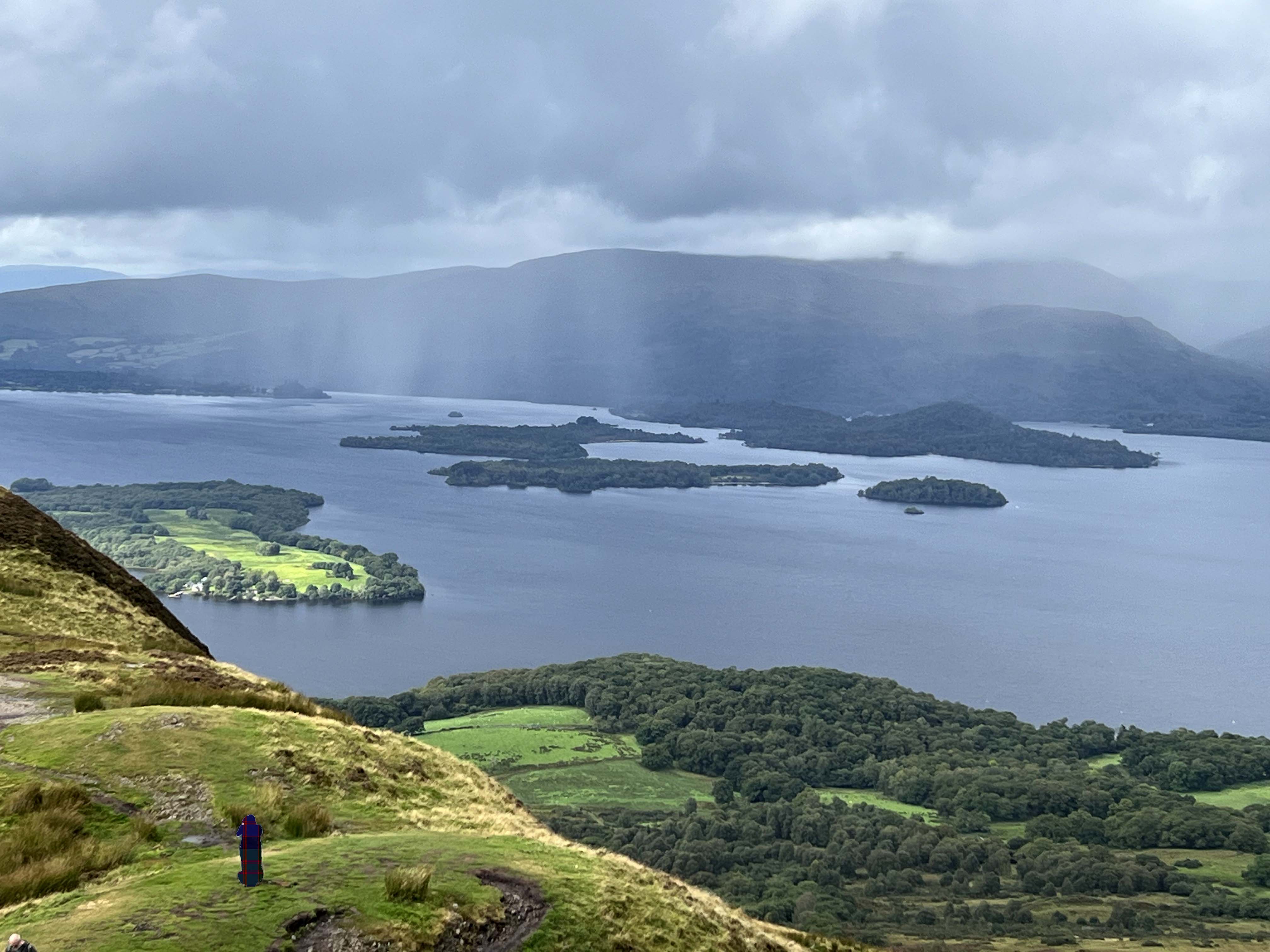 a loch from above