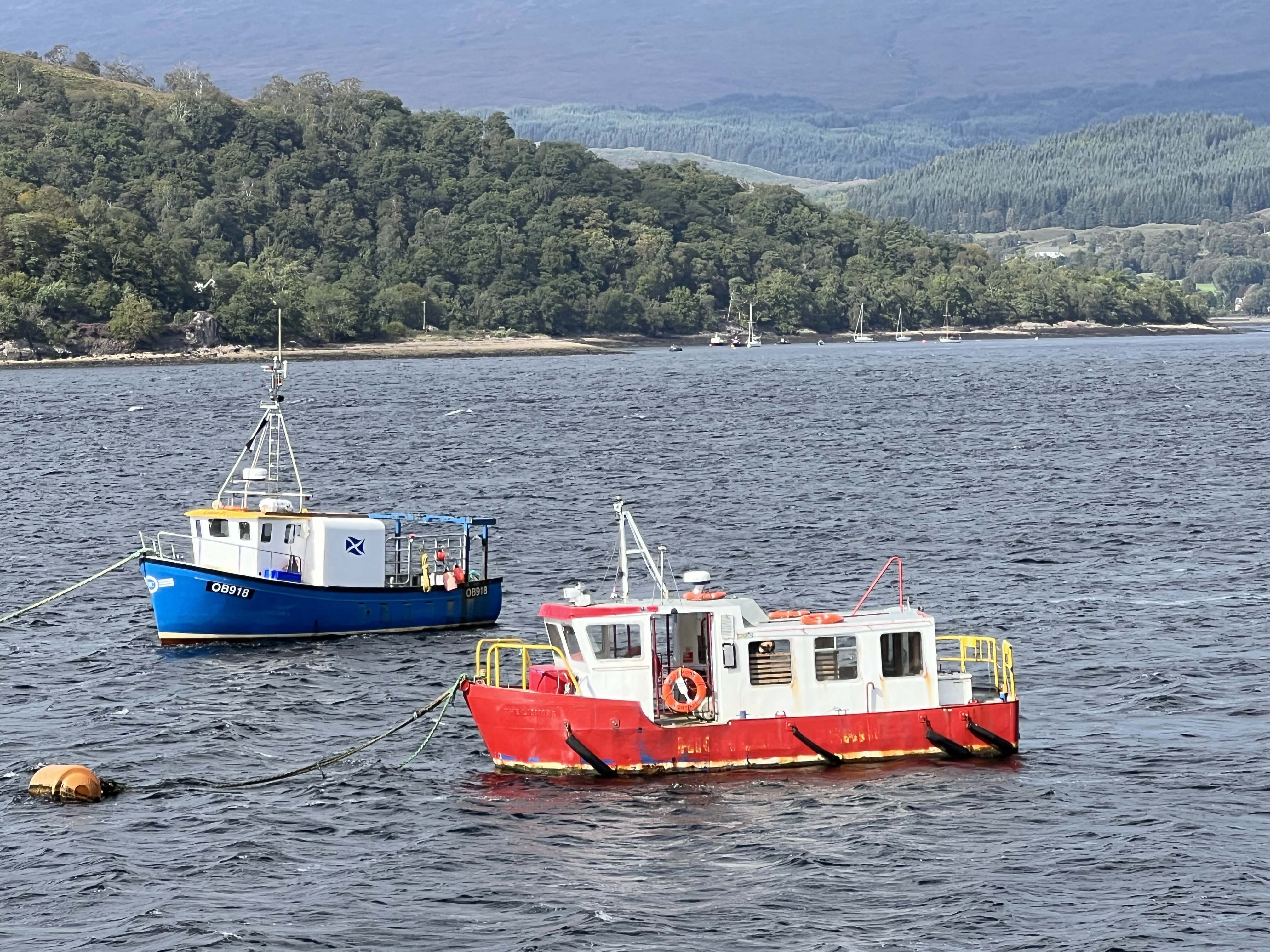 boats on a loch